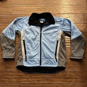 Ice Blue Winter Wear Ladies Small Winter Jacket